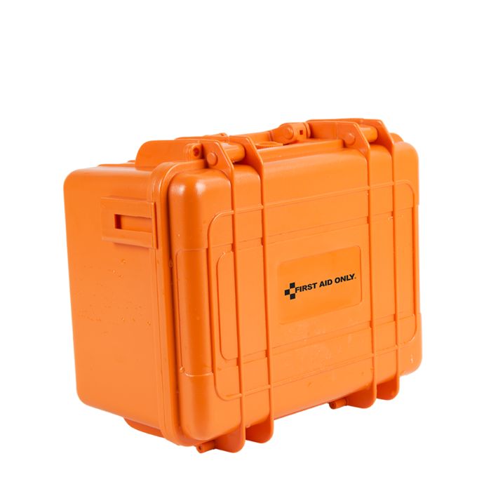 50 Person ANSI A Unitized Plastic Waterproof First Aid Kit, ANSI 2021 Compliant